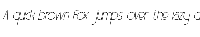 Preview of Garil Extra Light Italic