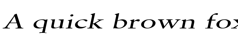 Preview of Garrick Extended Italic