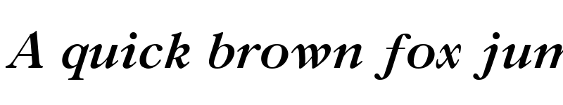 Preview of Gazeta Titul Bold Italic