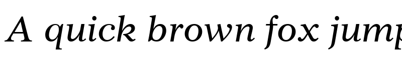 Preview of GazetteLH RomanItalic