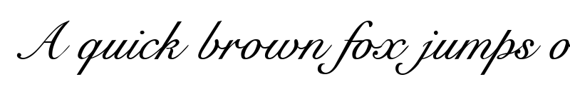 Preview of GE Cygnus Script Italic