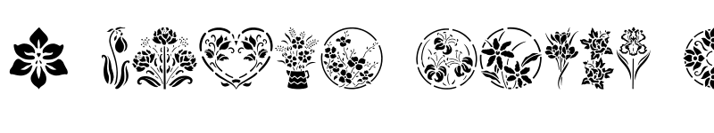 Preview of GE Floral Stencils Regular