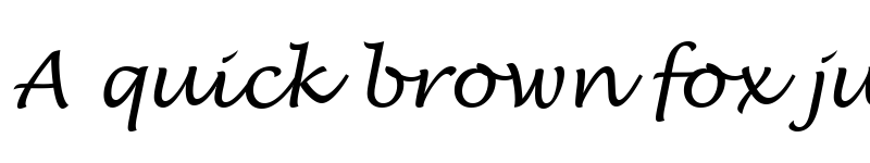 Preview of GE Handsome Script Normal