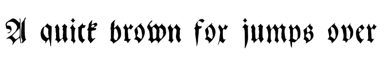 Preview of Gebetbuch Fraktur Regular