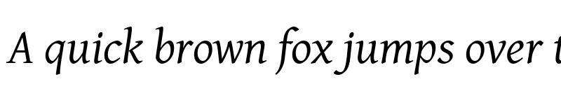 Preview of GentiumAlt Italic