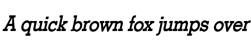 Preview of Geo Condensed Bold Italic