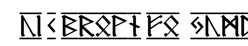 Preview of Germanic Runes-1 Regular