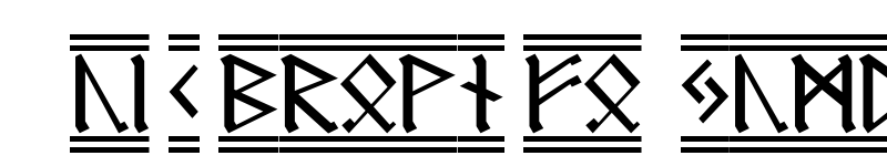 Preview of Germanic Runes-2 Regular