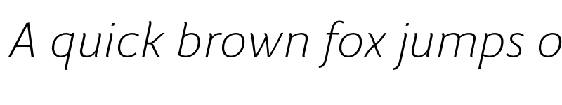 Preview of Giacomo Light Italic