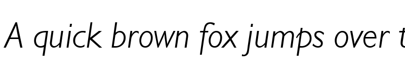 Preview of GibsonLight RegularItalic