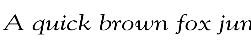 Preview of GildeBroad Italic