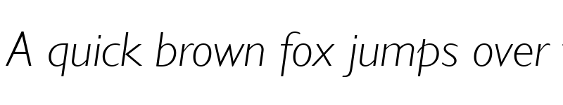 Preview of Gill Sans MT Light Italic