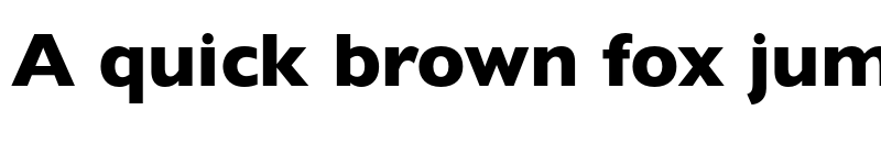 Preview of Gill Sans MT Pro Heavy