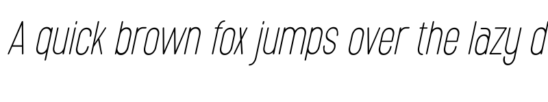 Preview of Giola Extra Light Italic Giola Extra Light Italic