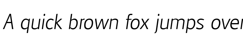 Preview of Glasgow-Serial-ExtraLight RegularItalic