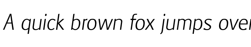 Preview of GlasgowLH Italic