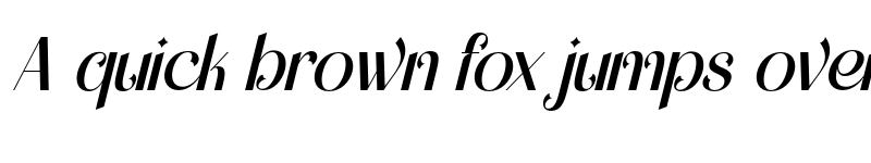 Preview of Glenite Elegante Italic Regular