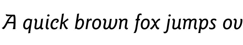 Preview of GoudySans Md BT Medium Italic