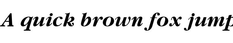 Preview of Gourmand Bold Italic