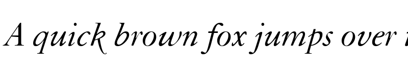 Preview of Granjon LT Italic