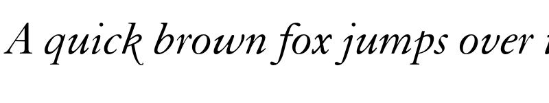 Preview of Granjon LT Std Italic