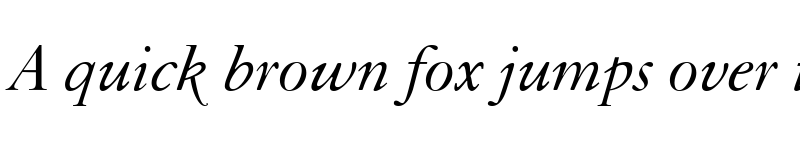 Preview of Granjon SC Italic