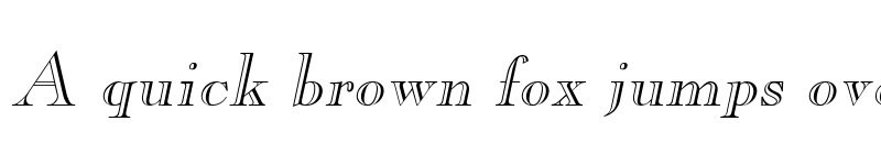 Preview of Gravure Italic