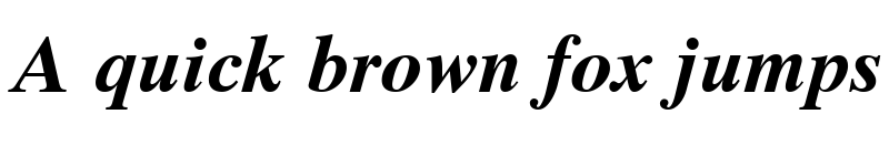 Preview of Greco Ten SSi Bold Italic