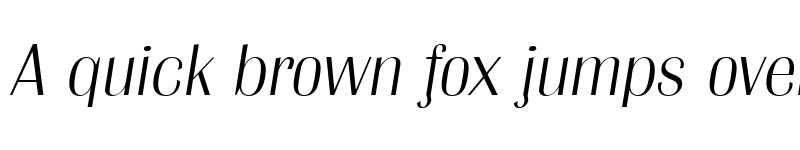 Preview of Grenoble-Serial-ExtraLight RegularItalic