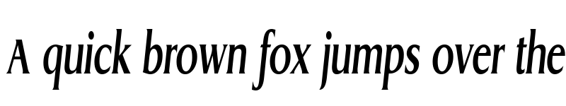 Preview of GriffonCondensed Bold Italic