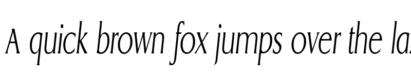 Preview of GriffonCondensedLight Italic