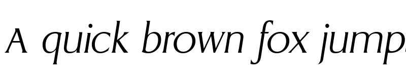 Preview of GriffonLight Italic