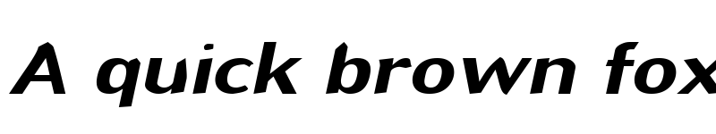 Preview of GrinderExtended Italic