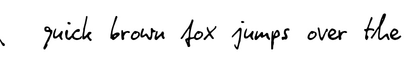 Preview of Handschrift AH Regular