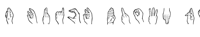 Preview of HandSign Regular