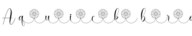 Hello Daisy Flower Download For Free At Free Fonts Free Fonts