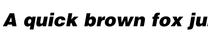 Preview of Helvetica .Black Oblique