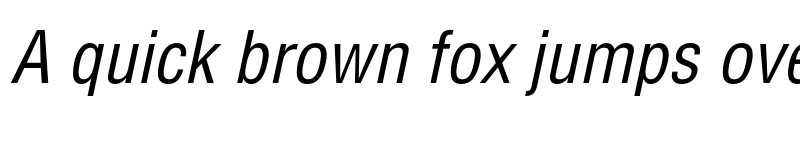 Preview of Helvetica Condensed Oblique