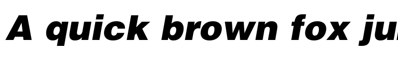 Preview of Helvetica LT Std Black Oblique