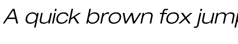 Preview of Helvetica Neue LT Pro 43 Light Extended Oblique