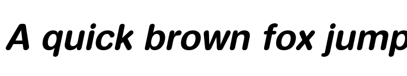 Preview of HelveticaRounded LT Bold Italic
