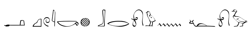 Preview of Hieroglyphic Phonetic Regular