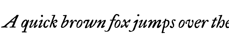 Preview of Historical Medium Italic