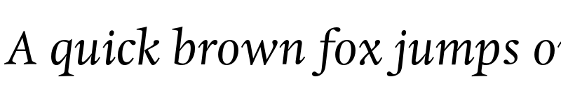 Preview of HollanderEF-RegularItalic Regular