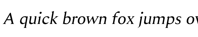 Preview of Horace regular-italic