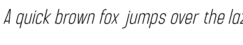 Preview of Hyang Sans light italic