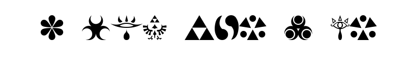 Preview of Hylian Symbols Hylian Symbols