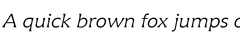 Preview of Icone LT Light Italic OsF