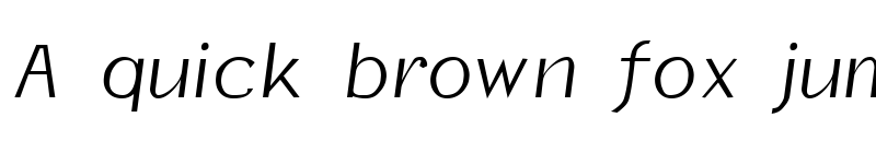 Preview of Informal Italic