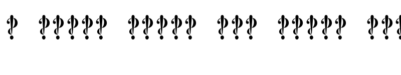 Preview of Interrobang Regular